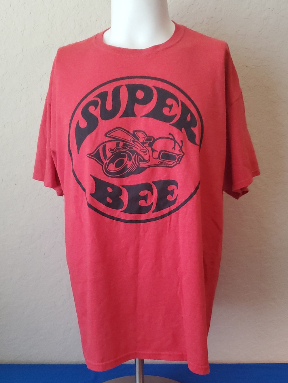 Dodge Super Bee T Shirt Red Muscle Car Racing Graphic Tee Men's XL